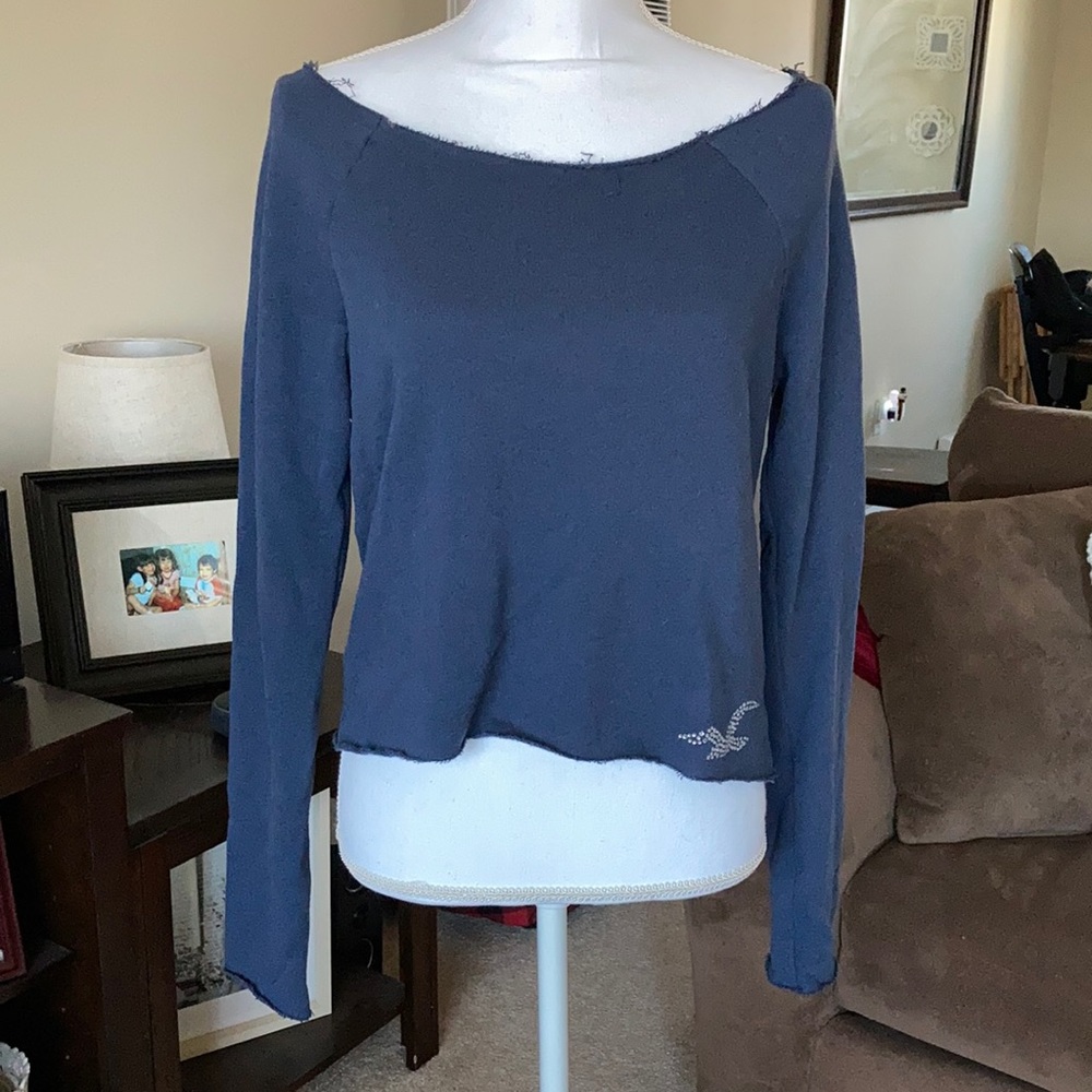 Hollister Cropped Sweatshirt